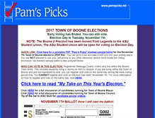 Tablet Screenshot of pamspicks.net